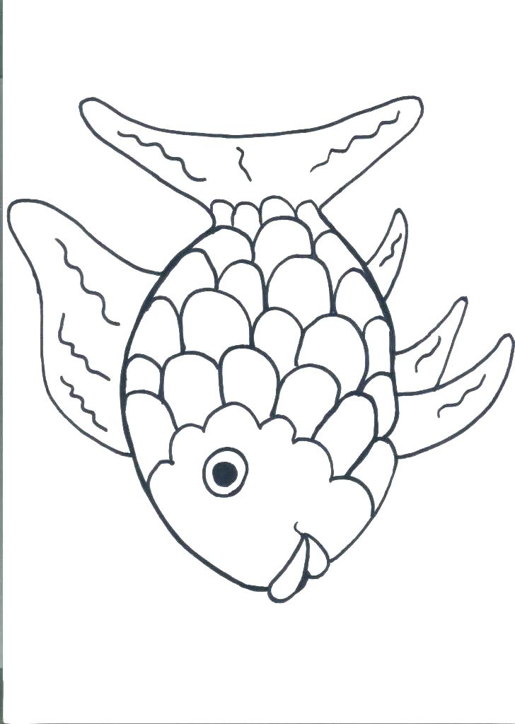 728x1024 Rainbow Fish Color Sheet