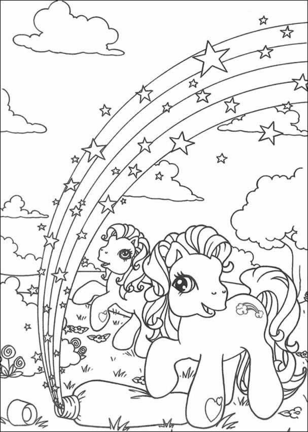 607x850 Rainbow Coloring Page Exclusive Ideas