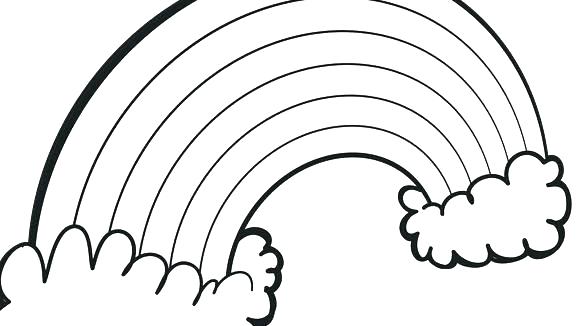 580x326 Rainbow Coloring Pages Printable R Is For Rainbow Coloring Page