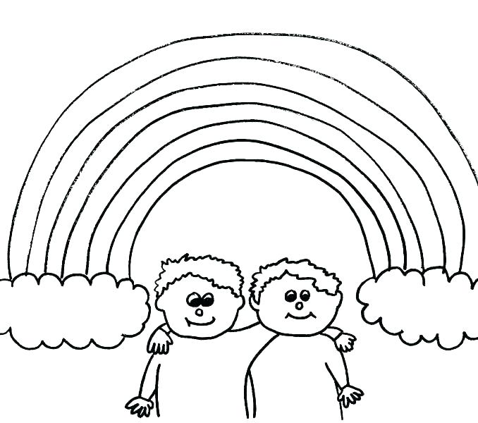 678x600 Rainbow Printable Coloring Pages Rainbows Coloring Pages Rainbow