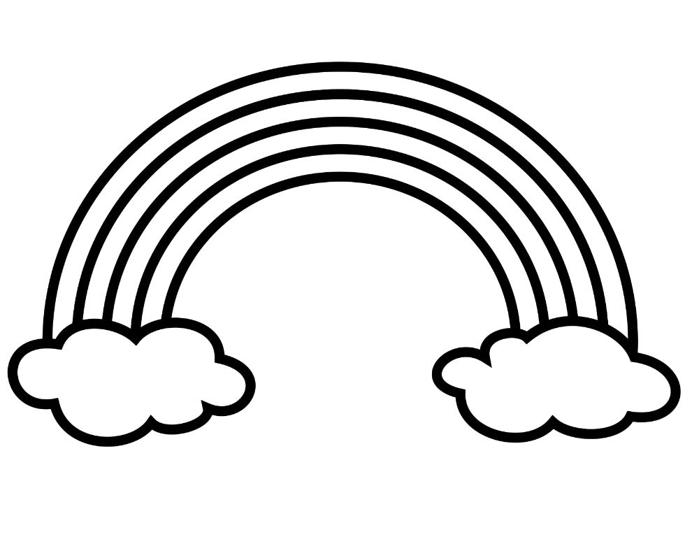 980x768 The Beautiful Colors Of The Rainbow Coloring Pages Coloring