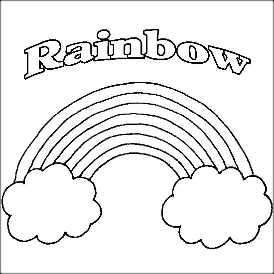 550x550 Rainbow Coloring Images Rainbow Coloring Pages Free Printable