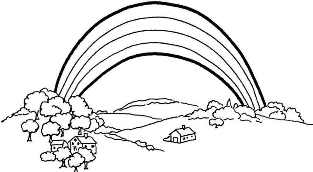 1024x562 Rainbow Coloring Page Free Printable Rainbow Coloring Pages