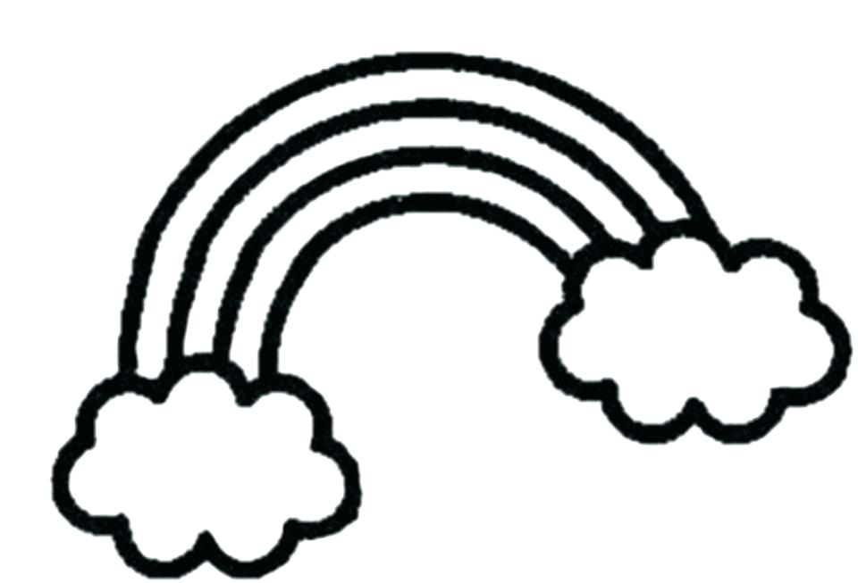 960x653 Rainbows Coloring Pages Rainbow Coloring Page Printable Plus