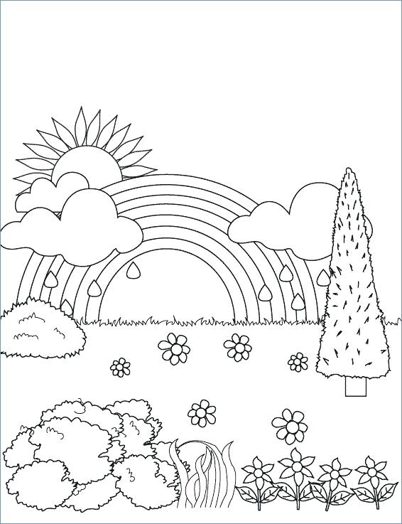 566x737 Free Rainbow Coloring Pages Draw Pictures Online Free A Coloring