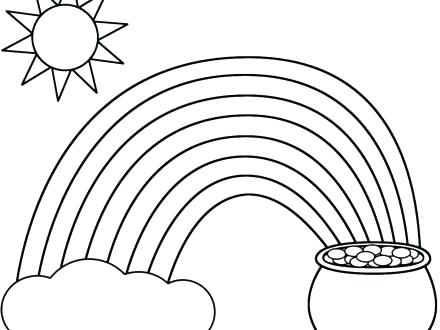 440x330 Unicorn Rainbow Coloring Pages Also Rainbow Coloring Unicorn