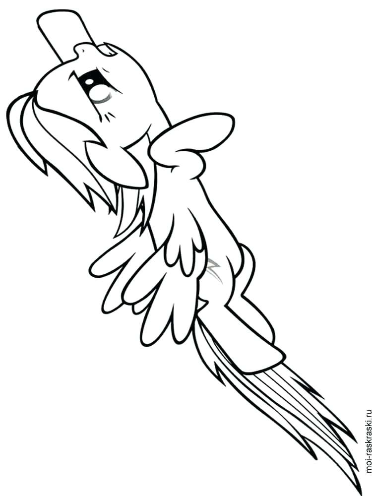 750x1000 Rainbow Dash Coloring Pages Rainbow Dash Coloring Pages Princess