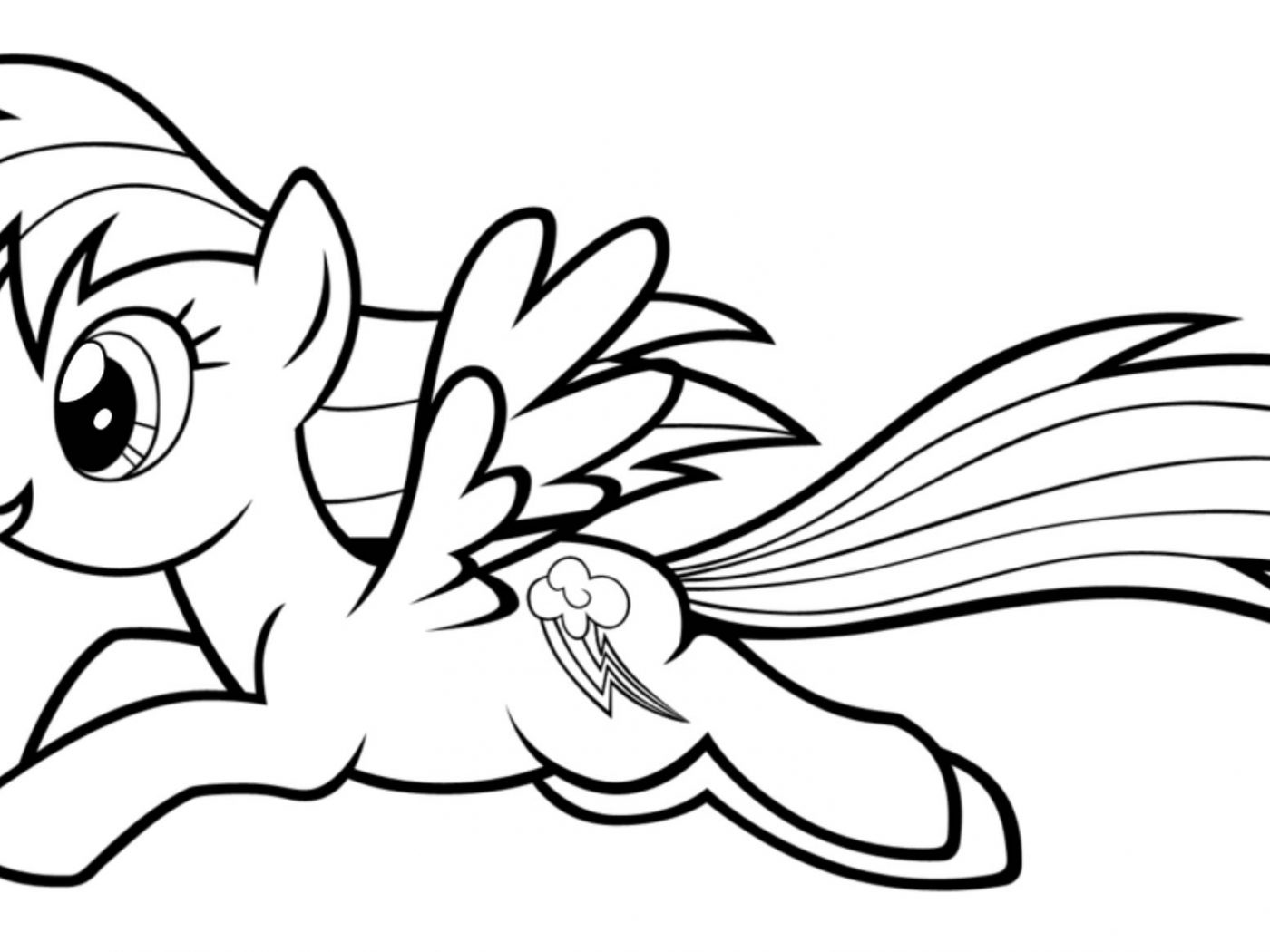 1400x1050 My Little Pony Fluttershy Rarity Pinkie Pie Rainbow Dash Coloring