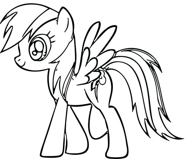 618x529 Rainbow Dash Coloring Pages Rainbow Dash Coloring Page Rainbow