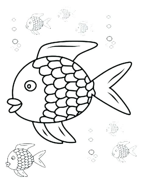 Rainbow Fish Coloring Page at GetDrawings | Free download