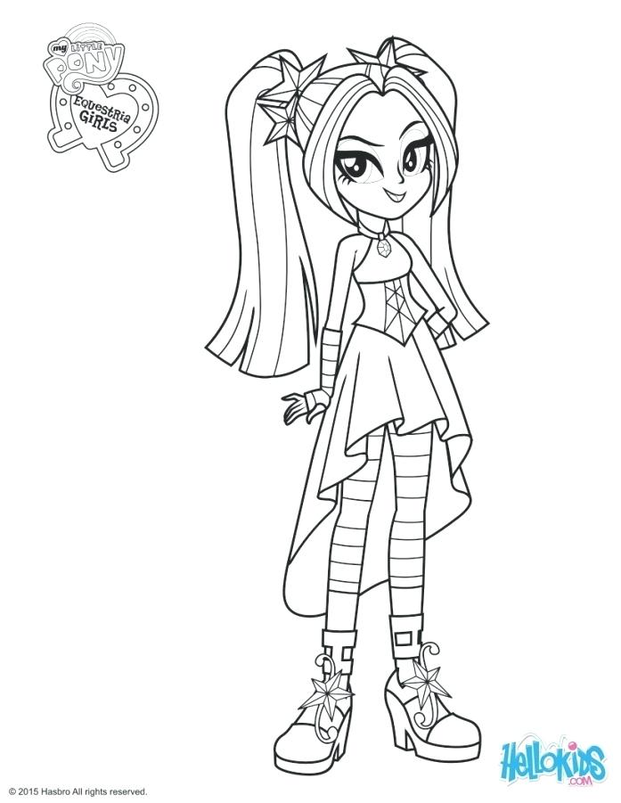 697x901 My Little Pony Equestria Girls Rainbow Rocks Coloring Pages Aria