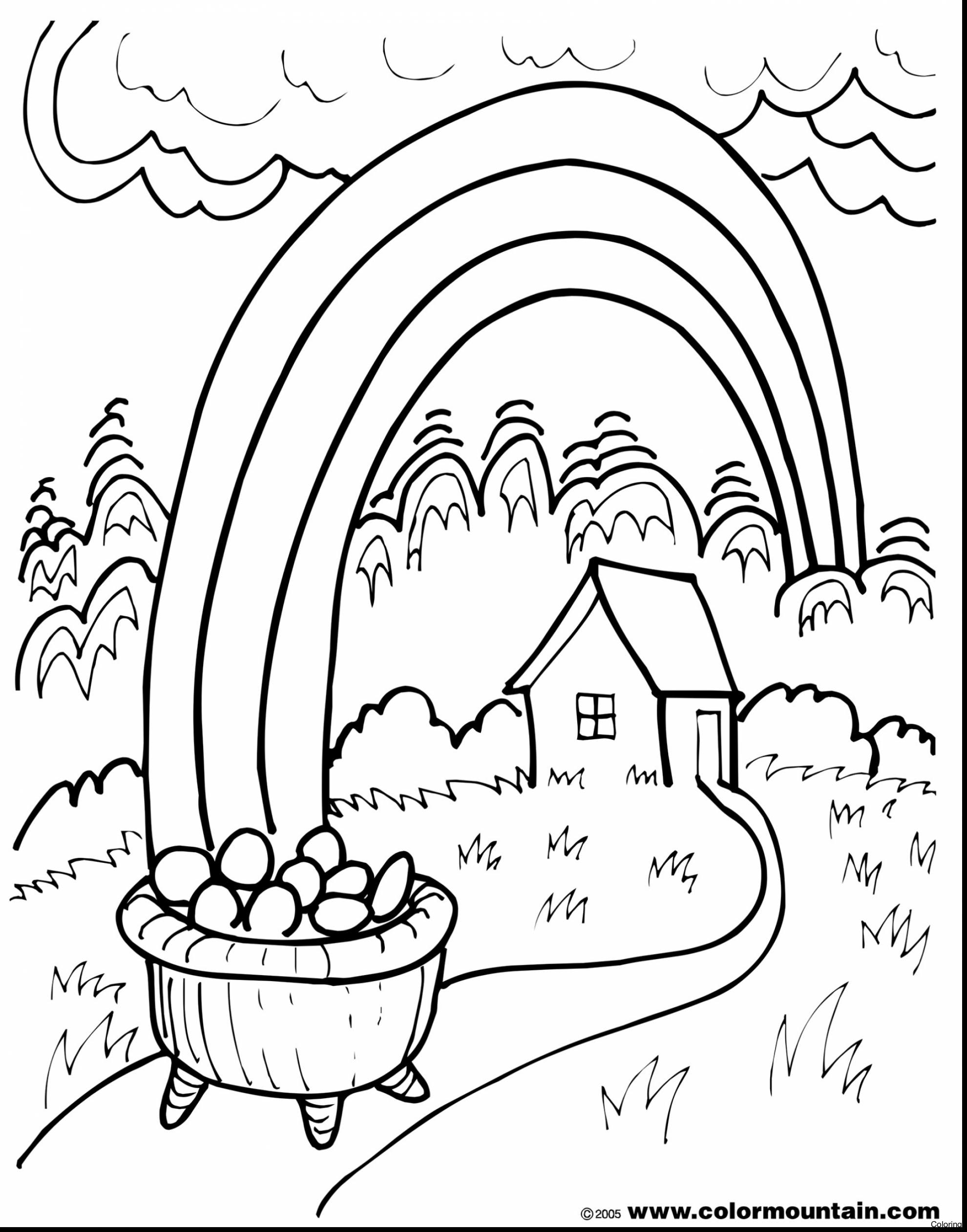 1980x2523 Impressive Free Printable Pot Of Gold Coloring Pages Noted Page