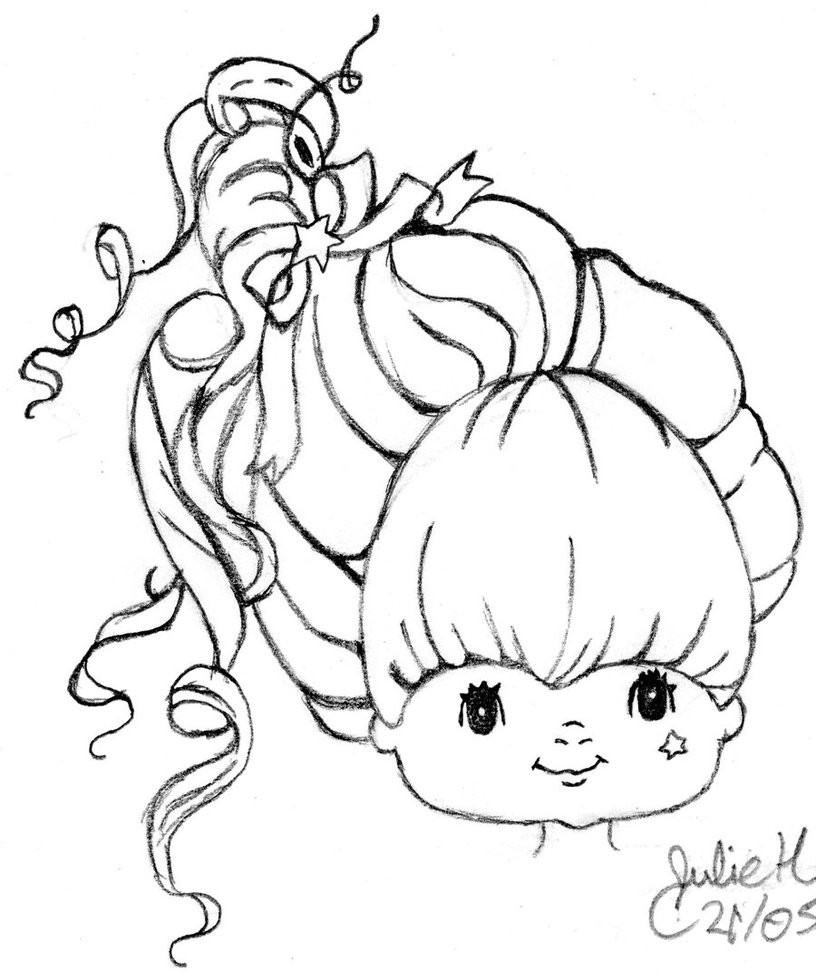 816x980 Rainbow Brite Coloring Pages Bestofcoloring Com Simple