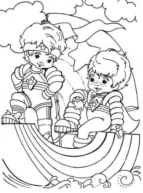 500x673 Best Rainbow Brite Coloring Pages Images On Rainbow