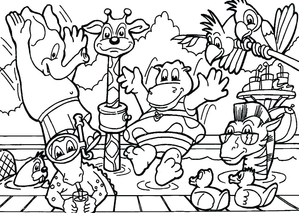 970x690 Forest Animals Coloring Pages Forest Animal Coloring Pages Forest