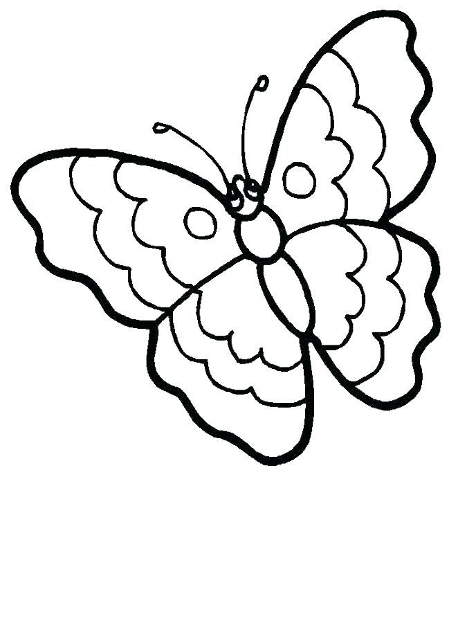 675x900 Butterflies Coloring Pages Printable Butterfly Coloring Page