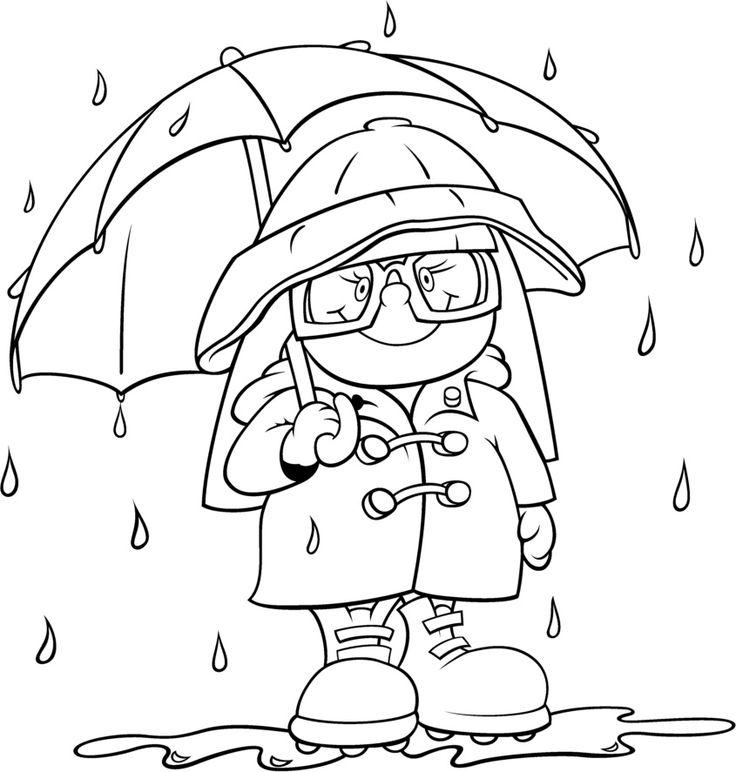 736x772 Rain Coloring Page Weather Coloring Pages Rain Coloringstar Free