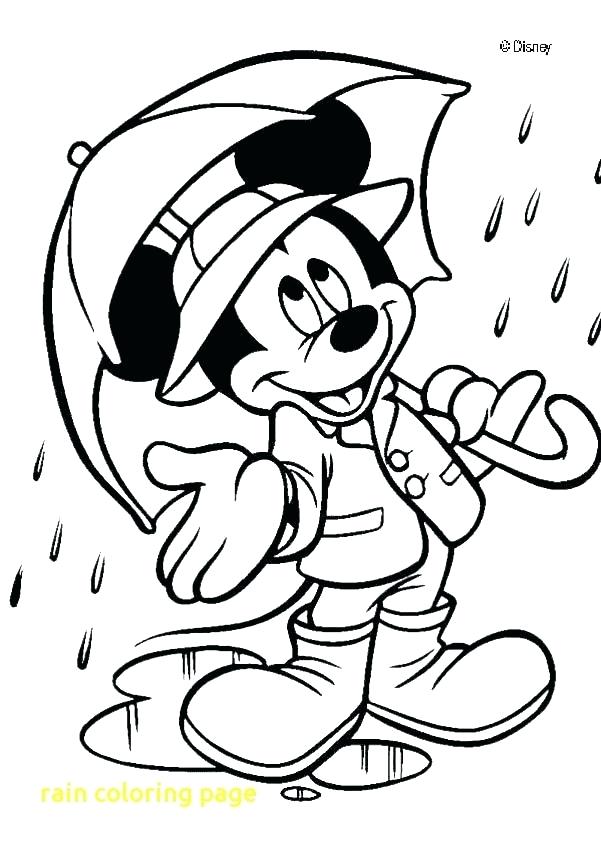 601x850 Rain Coloring Page Rainy Day Coloring Page Rain Coloring Sheet