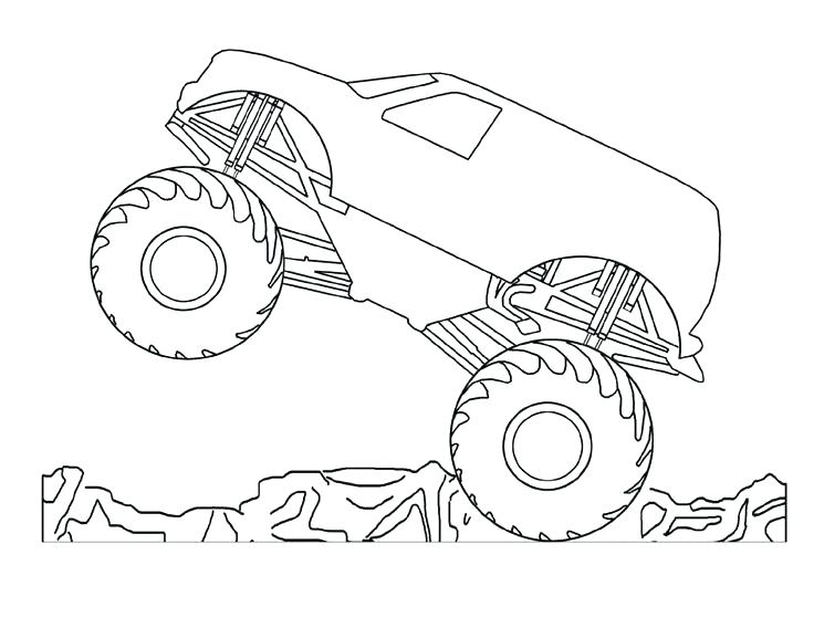 736x568 Dodge Ram Coloring Pages Free Printable Monster Truck Coloring