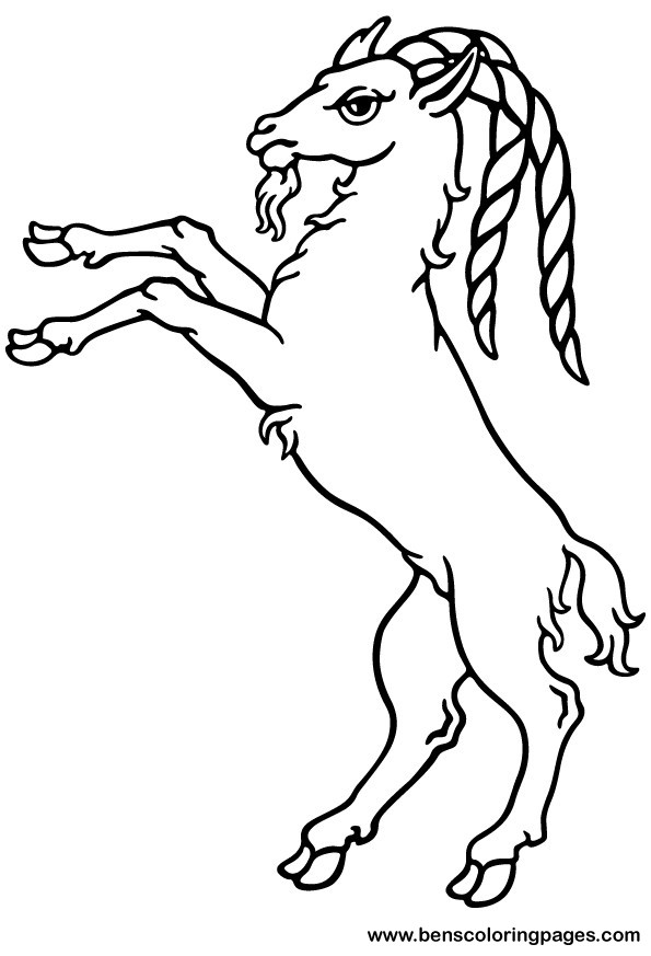 595x873 Ram Coloring Pages