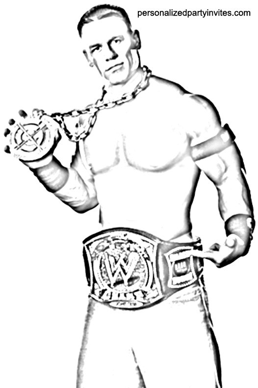 Randy Orton Coloring Pages