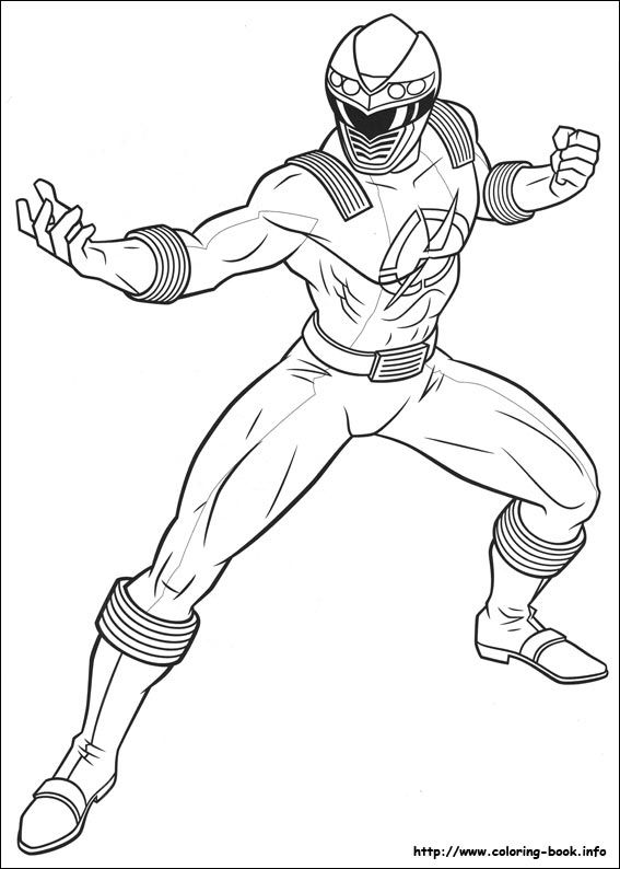 567x794 Power Rangers In Power Ranger Coloring Page