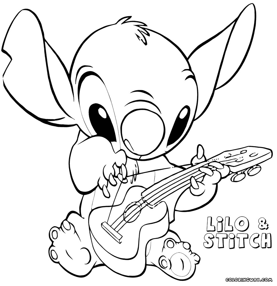 968x1000 Lilo Stitch Coloring Pages Collection Coloring For Kids