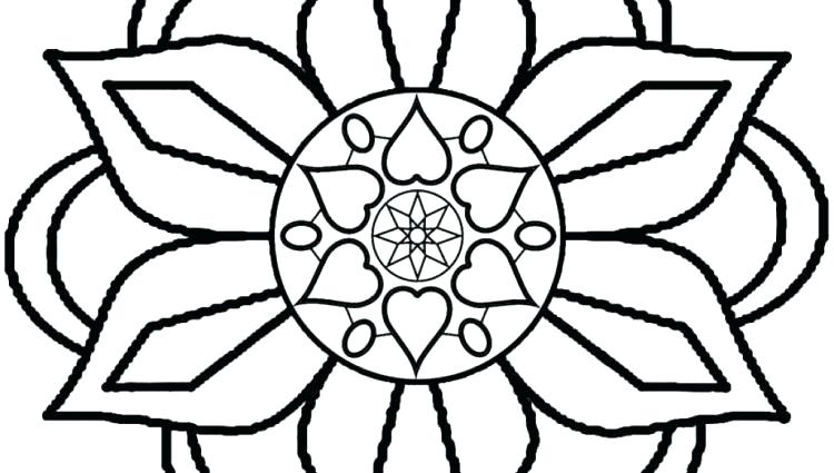 750x425 Rangoli Coloring Pages Designs Printable Coloring Pages Designs