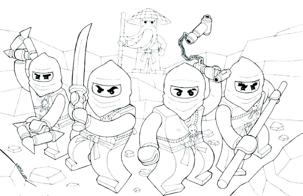 1024x661 Ninja Coloring Pages Printable