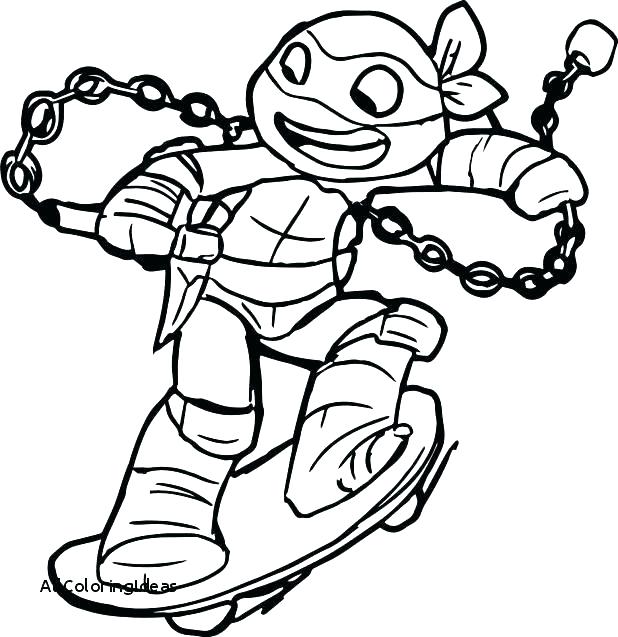 618x637 Ninja Turtle Coloring Pages Excellent Ninja Turtle Coloring Page