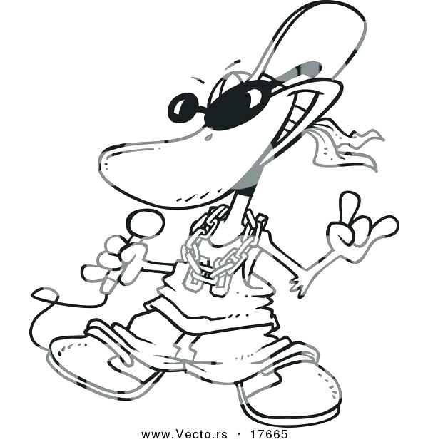 600x620 Gangster Coloring Pages Gangsta Rap Coloring Book As Well As