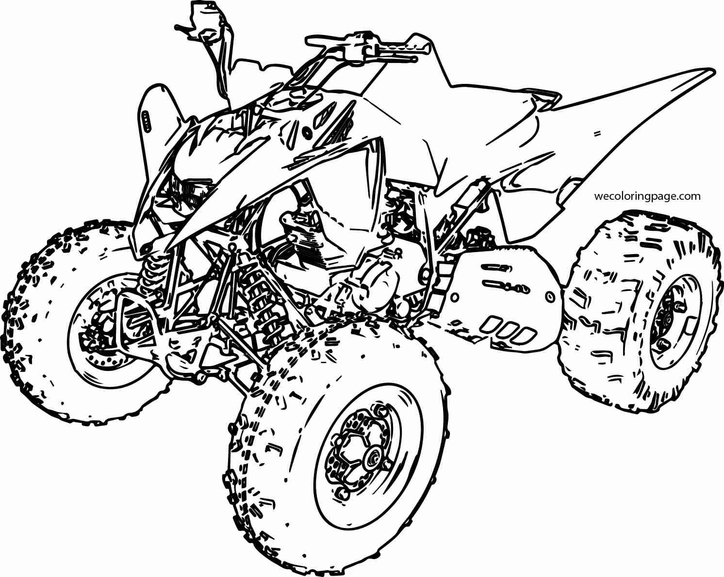 1492x1190 Sport Atv Yamaha Raptor Coloring Page Wecoloringpage And Wheeler