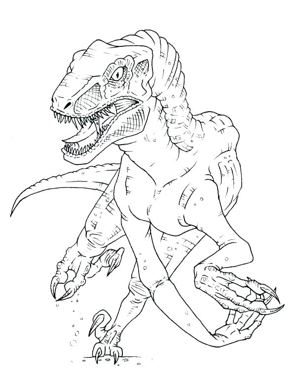 Raptor Coloring Pages at GetDrawings | Free download