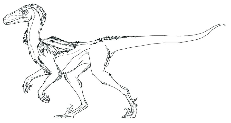 948x506 Velociraptor Coloring Page Coloring Page World Coloring Page