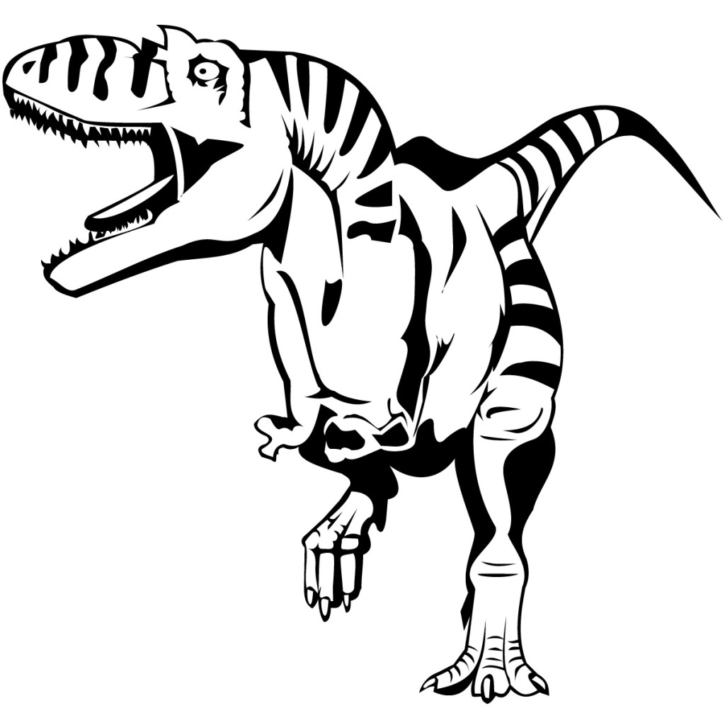 1024x1024 Dinosaur Coloring Pages
