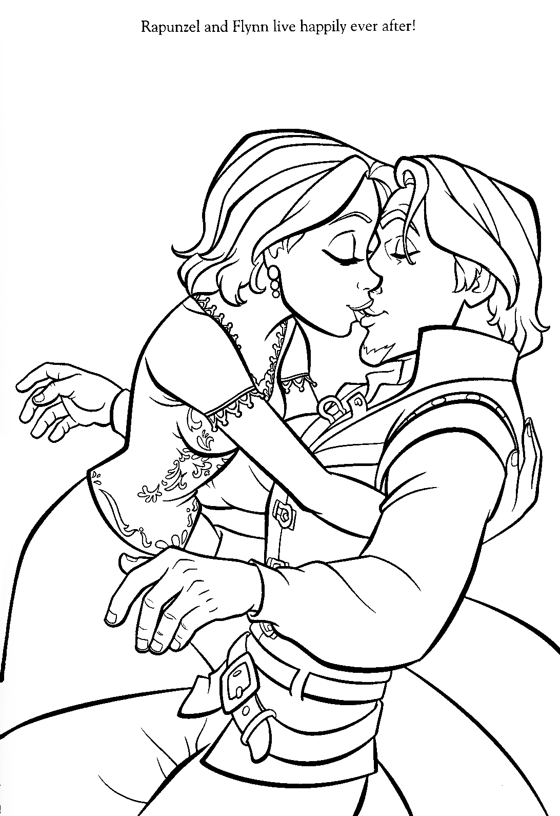 1092x1590 Rapunzel Tangled Coloring Pages