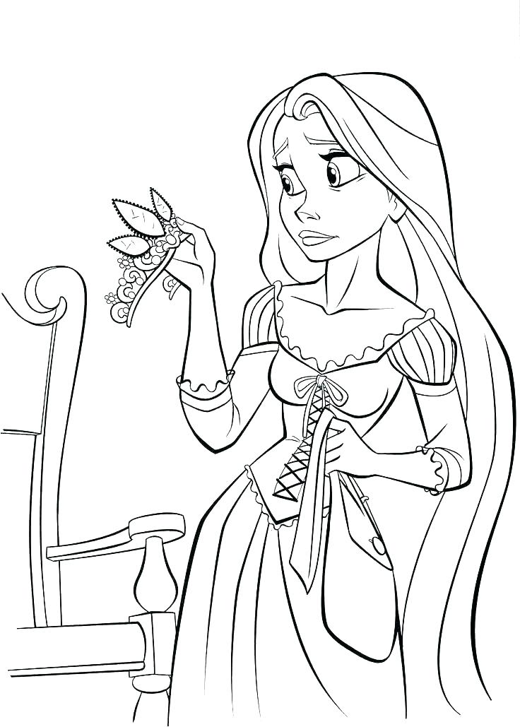 736x1029 Coloring Pages Tangled Tangled Coloring Page Color Pages Coloring