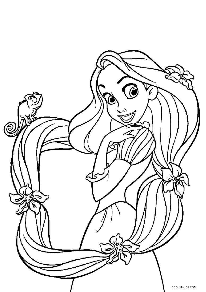 872x1234 Disney Coloring Pages Tangled Pascal