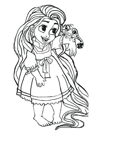400x529 Coloring Pages Rapunzel Cortefocalsite Coloring Pages Rapunzel
