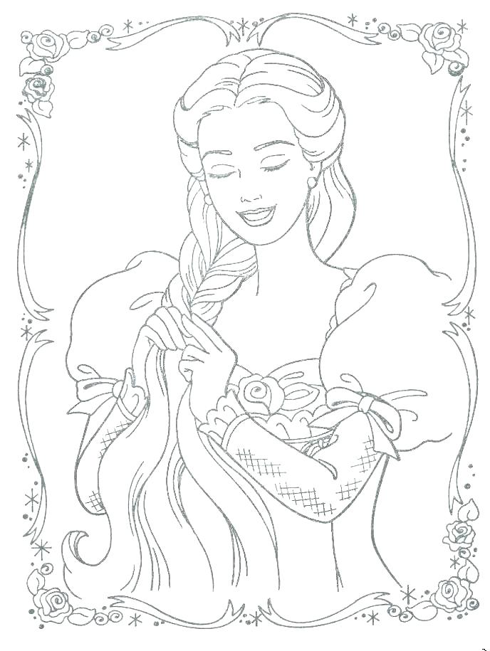 688x915 Rapunzel Color Pages Baby Colouring Pages Coloring Of Tangled