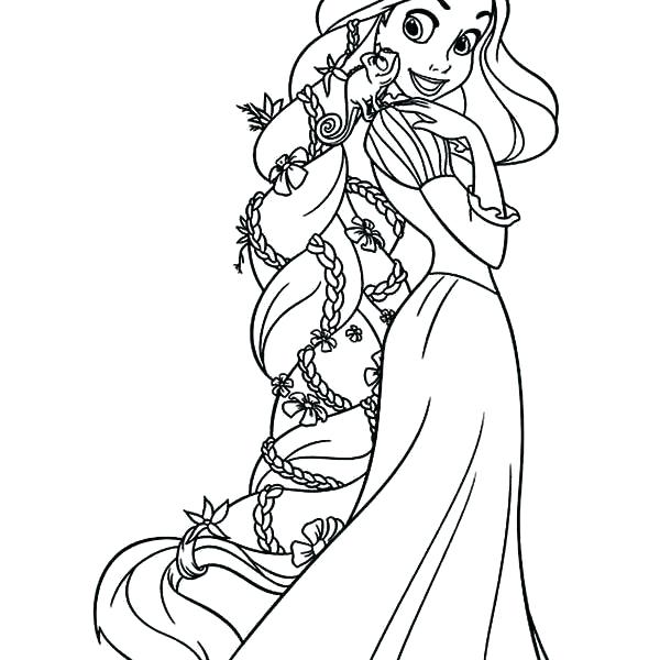 Rapunzel Coloring Pages at GetDrawings | Free download