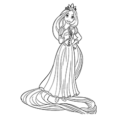 230x230 Spectacular Inspiration Princess Rapunzel Colouring Pages Coloring
