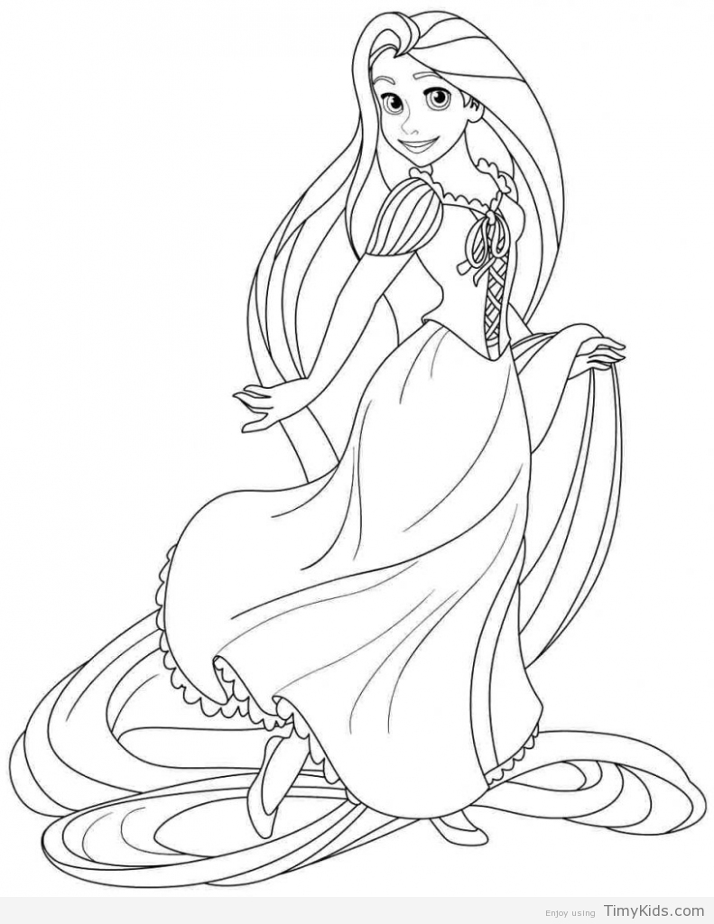791x1024 Disney Princess Coloring Pages Rapunzel And Flynn Prixducommerce