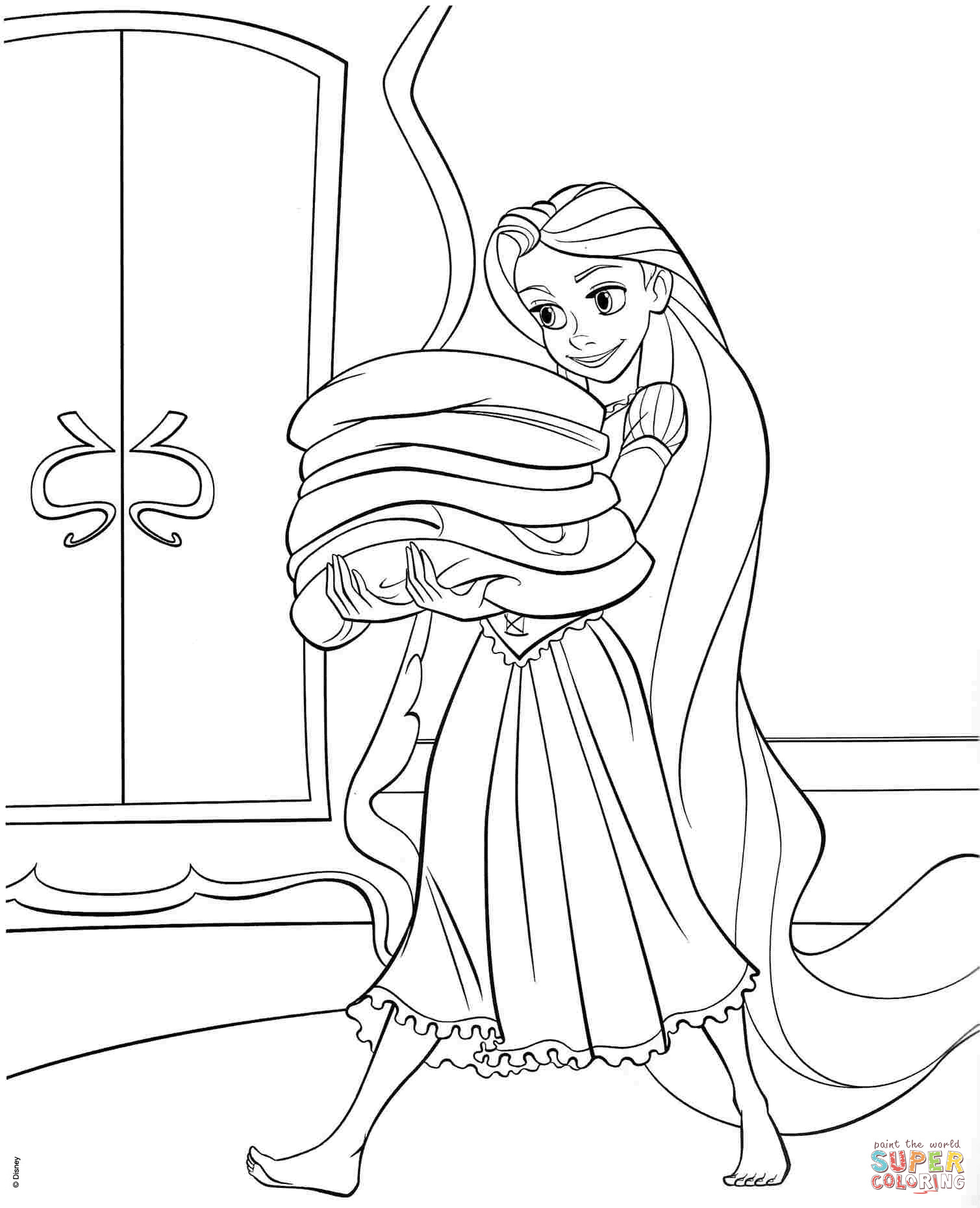 1509x1860 Rapunzel Printable Coloring Pages Acpra