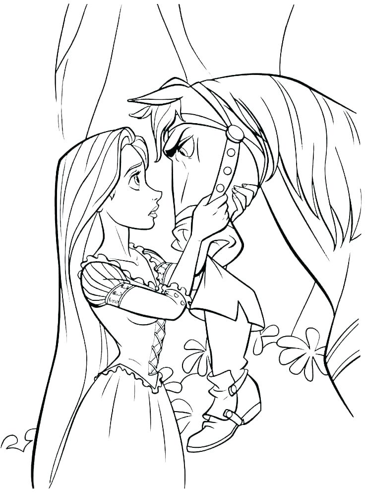 736x993 Rapunzel Printable Coloring Pages Princess Coloring Pages