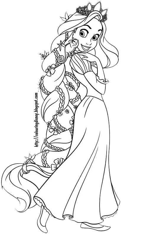 481x791 Disney Coloring Pages Bild Disney Colors, Rapunzel