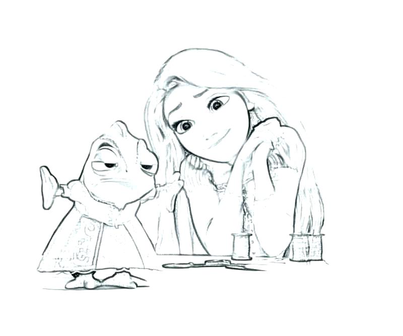 800x667 Coloring Pages Of Rapunzel From Tangled Color Pages Coloring Page