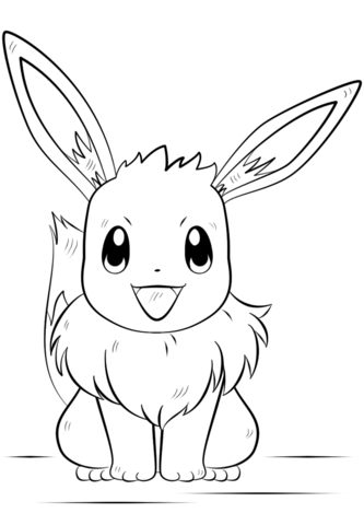 333x480 Pokemon Coloring Pages Eevee