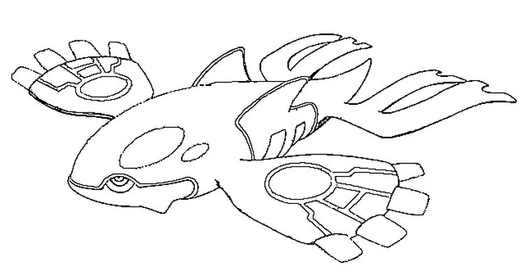 750x401 Legendary Pokemon Coloring Pages Kyogre Pictures Legendary Pokemon