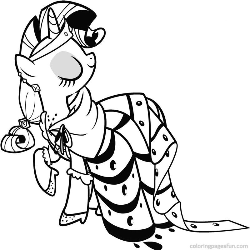 800x800 My Little Pony Rarity Coloring Pages Printable School Stuff